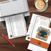 印刷可能なハロウィーン懸命単語検索ビジネス シーズンカード