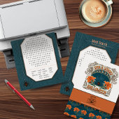 印刷可能なハロウィーン簡単単語検索ビジネス シーズンカード