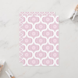 印刷可能なバラ紙吹雪レースレトロスクラップブック紙 招待状