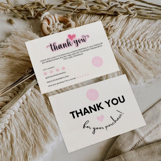 印刷可能なビジネスサンキューカード サンキューカード