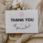 印刷可能なビジネスサンキューカード サンキューカード