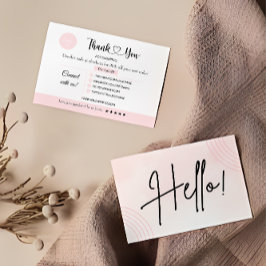 印刷可能なビジネスサンキューカード サンキューカード