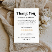 印刷可能なビジネスサンキューカード サンキューカード