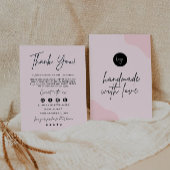 印刷可能なビジネスサンキューカード サンキューカード