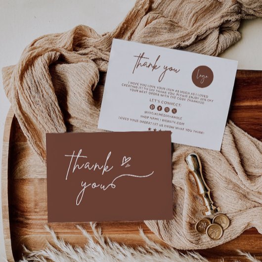 印刷可能なビジネスサンキューカード サンキューカード