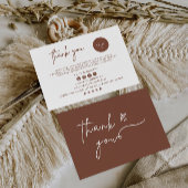 印刷可能なビジネスサンキューカード サンキューカード