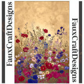 印刷可能なファンタジー花金ゴールド背景ライト128 薄葉紙