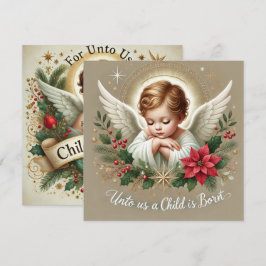 印刷可能なフェスティバルベビーイエスバイブル聖句スクラップブック 招待状