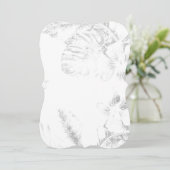 印刷可能なフラットカード • オーダーメイドのホリデー便箋 (スタンド正面)