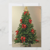 印刷可能なミニマルフェスティバルクリスマスカード シーズンカード (裏面)