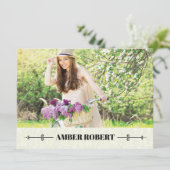 印刷可能なモデルコンポーネントカード 招待状 (スタンド正面)