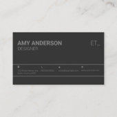 印刷可能な名刺 名刺 (裏面)