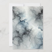 印刷可能な幽霊ミストハロウィンアルコールインク 招待状 (正面)