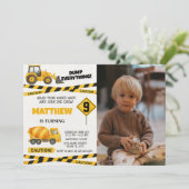 印刷可能な建築誕生日招待状 招待状 (スタンド正面)