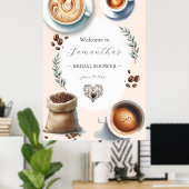 印刷可能な愛が醸造ブライダルシャワーへようこそ ポスター (ホームオフィス)