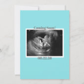 印刷可能な散水シャワー母になる赤ちゃんシャワー 招待状 (裏面)