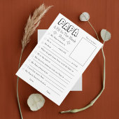 印刷可能な空白を埋める父の日のカード 招待状