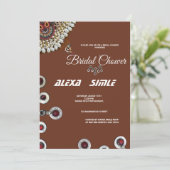 印刷可能な結婚式の招待状 招待状 (スタンド正面)