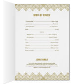 印刷可能な葬儀テンプレート (内側 (右))