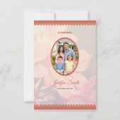 印刷可能な葬儀プログラムテンプレート 招待状 (正面)