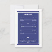 印刷可能な葬儀プログラムテンプレート 招待状 (裏面)