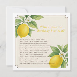 印刷可能な誕生日パーティーゲーム 招待状