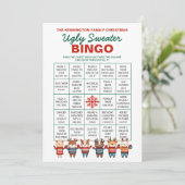 印刷可能な醜いセータービンゴゲーム シーズンカード (スタンド正面)