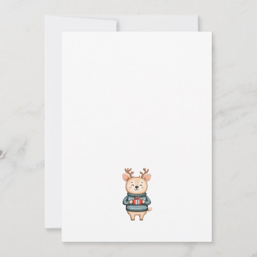 印刷可能な醜いセータービンゴゲーム シーズンカード (裏面)