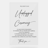 印刷可能な非詰め式アクリルサイン アクリルサイン (正面)