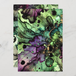 印刷可能な魔女の醸造ハロウィンアルコールインク 招待状