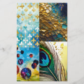 印刷可能サンプラー – エキゾチックなアクアス – インクリーシズ チラシ (正面)