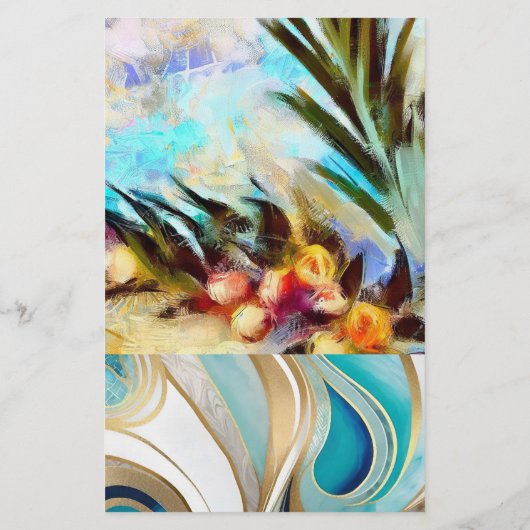 印刷可能サンプラー – エキゾチックなアクアス – インクリーシズ チラシ (裏面)