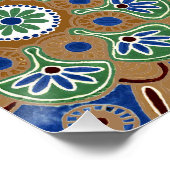 印刷可能ポスターとメダリオンデザイン ポスター (コーナー)