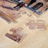 印刷可能ローマイタリアコロッセウムトラベルアートヴィンテージ ジグソーパズル (側面)