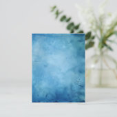 印刷可能動揺してなインクブルースクラップブック紙 招待状 (スタンド正面)