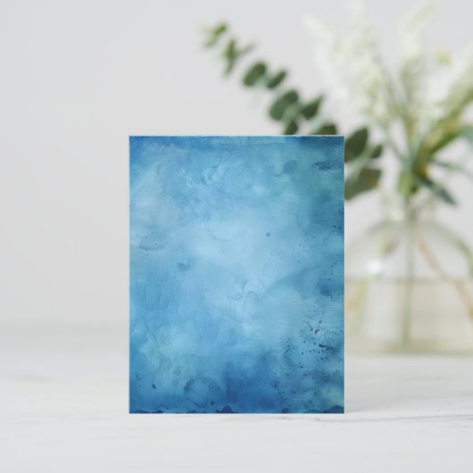 印刷可能動揺してなインクブルースクラップブック紙 招待状 (スタンド正面)