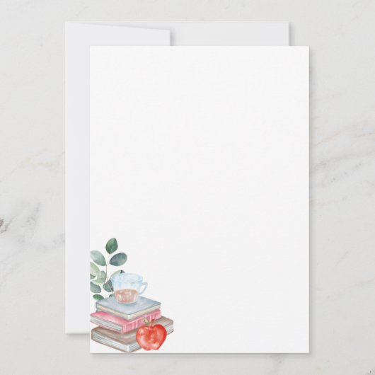 印刷可能学校先生退職パーティーテンプレート 招待状 (裏面)