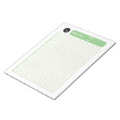 印刷可能紙グリーンエンジニアリンググラフシート ノートパッド (アングル)