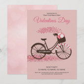 印刷可能Valentinesパーティーフライヤーテンプレート 招待状 (正面/裏面)