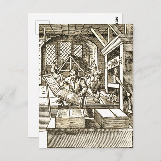 「印刷所」 ポストカード (正面/裏面)