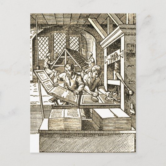 「印刷所」 ポストカード (正面)