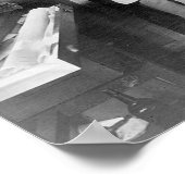 印刷所, 1921年。ヴィンテージ写真 ポスター (角)
