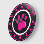 印刷時計を開く ラージ壁時計 (傾斜)