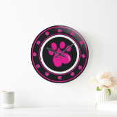 印刷時計を開く ラージ壁時計 (ホーム)