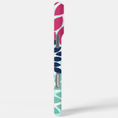 印刷木材スターバストフラワーパーソナライズされたiPhone Case-Mate iPhoneケース (裏面 / 右)