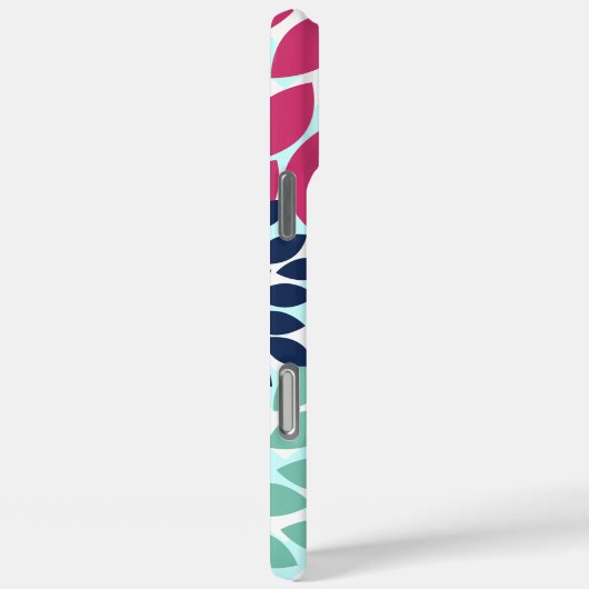 印刷木材スターバストフラワーパーソナライズされたiPhone Case-Mate iPhoneケース (裏面 / 右)