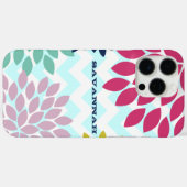 印刷木材スターバストフラワーパーソナライズされたiPhone Case-Mate iPhoneケース (裏面 (横))