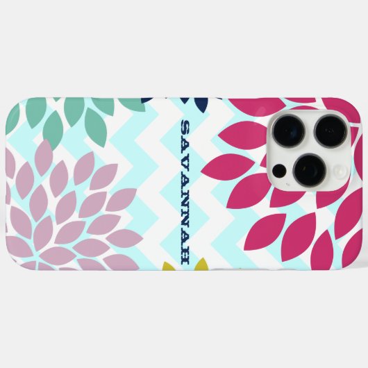 印刷木材スターバストフラワーパーソナライズされたiPhone Case-Mate iPhoneケース (裏面 (横))