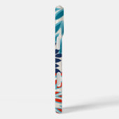 印刷木材スターバストフラワーパーソナライズされたiPhone Case-Mate iPhoneケース (裏面 / 右)