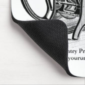 印刷機のC&P凸版マウスパッド マウスパッド (コーナー)